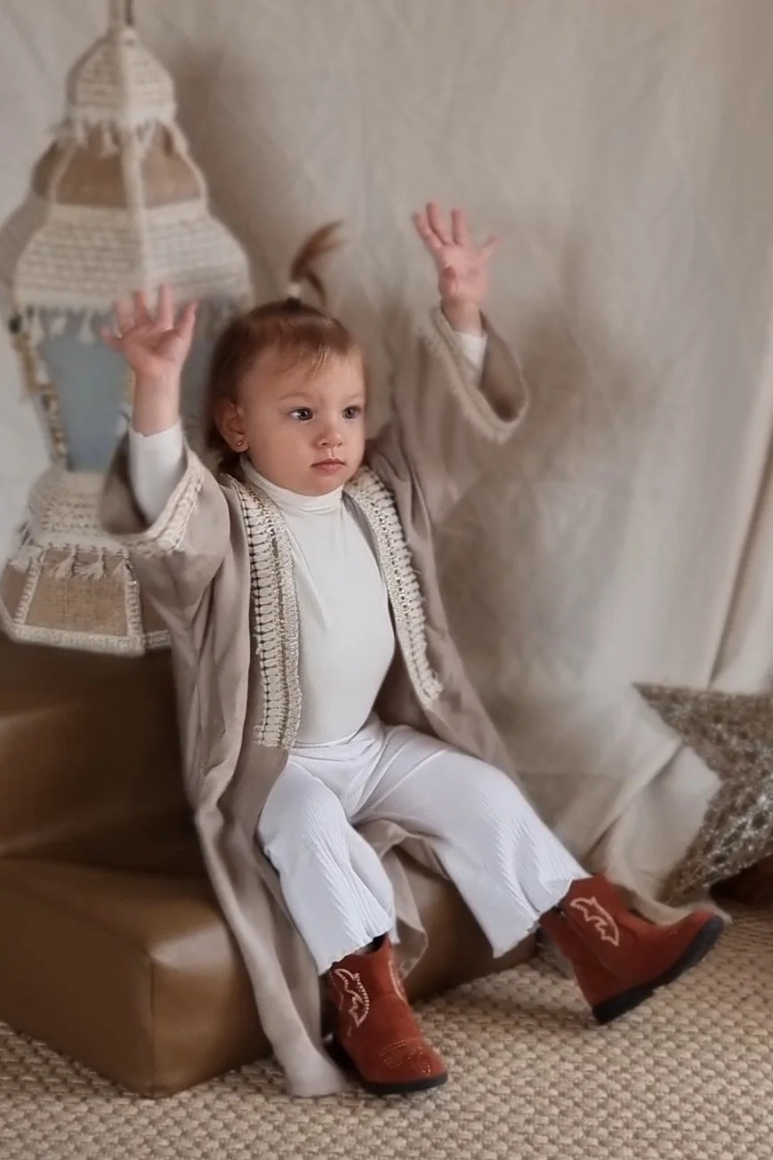 Baby Thurayya Kaftan – Beige