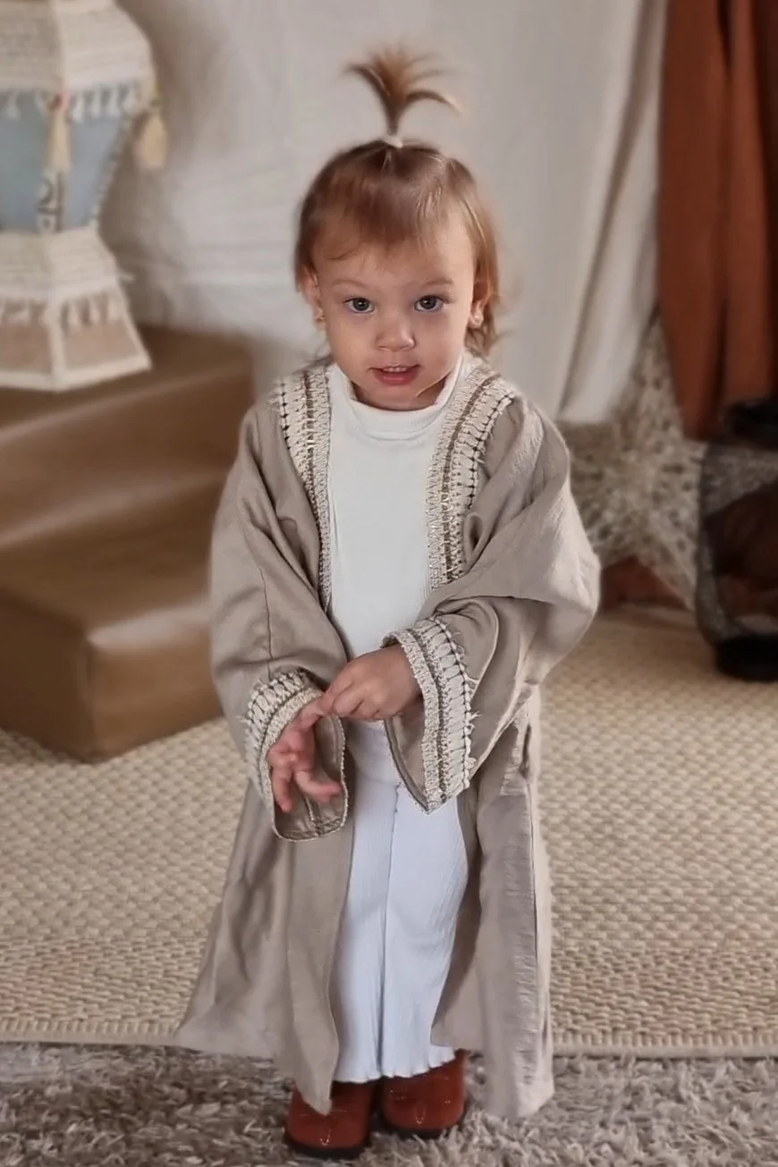 Baby Thurayya Kaftan – Beige