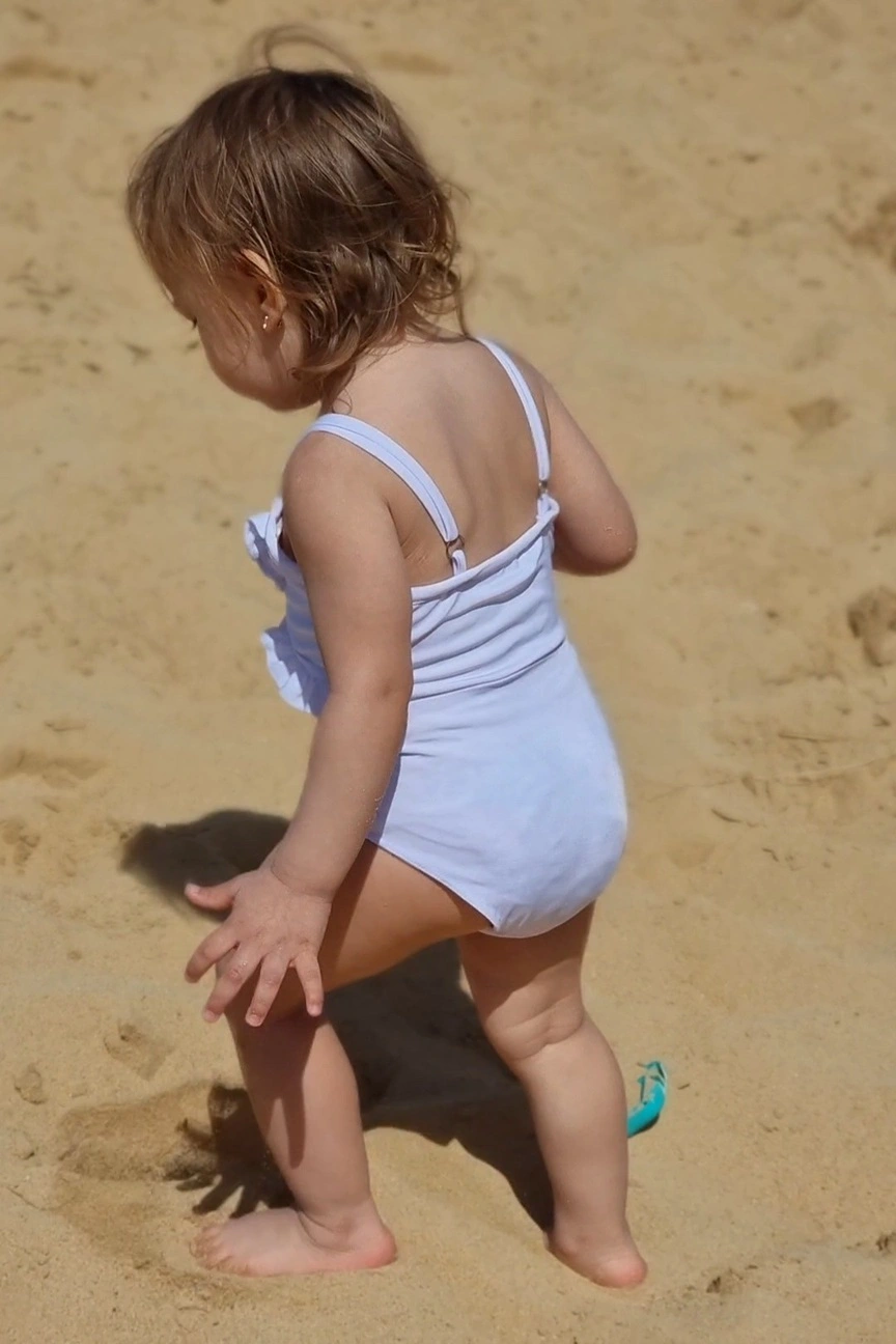 Talia Shore Swimsuit – White