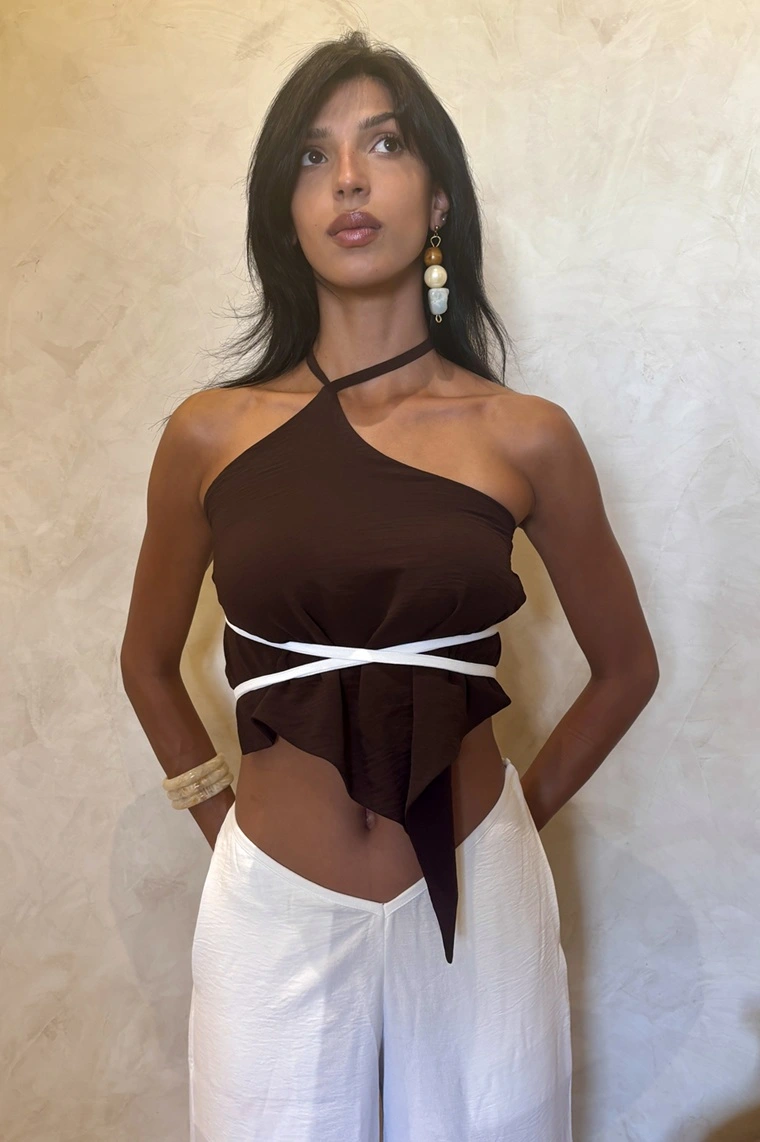 Zola Top – Brown