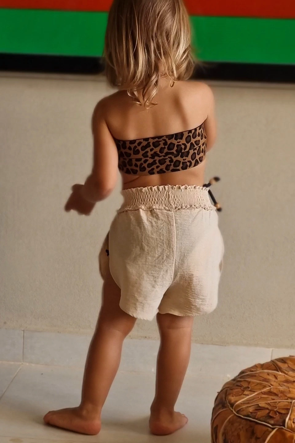 Jazzy Baby Shorts – Beige