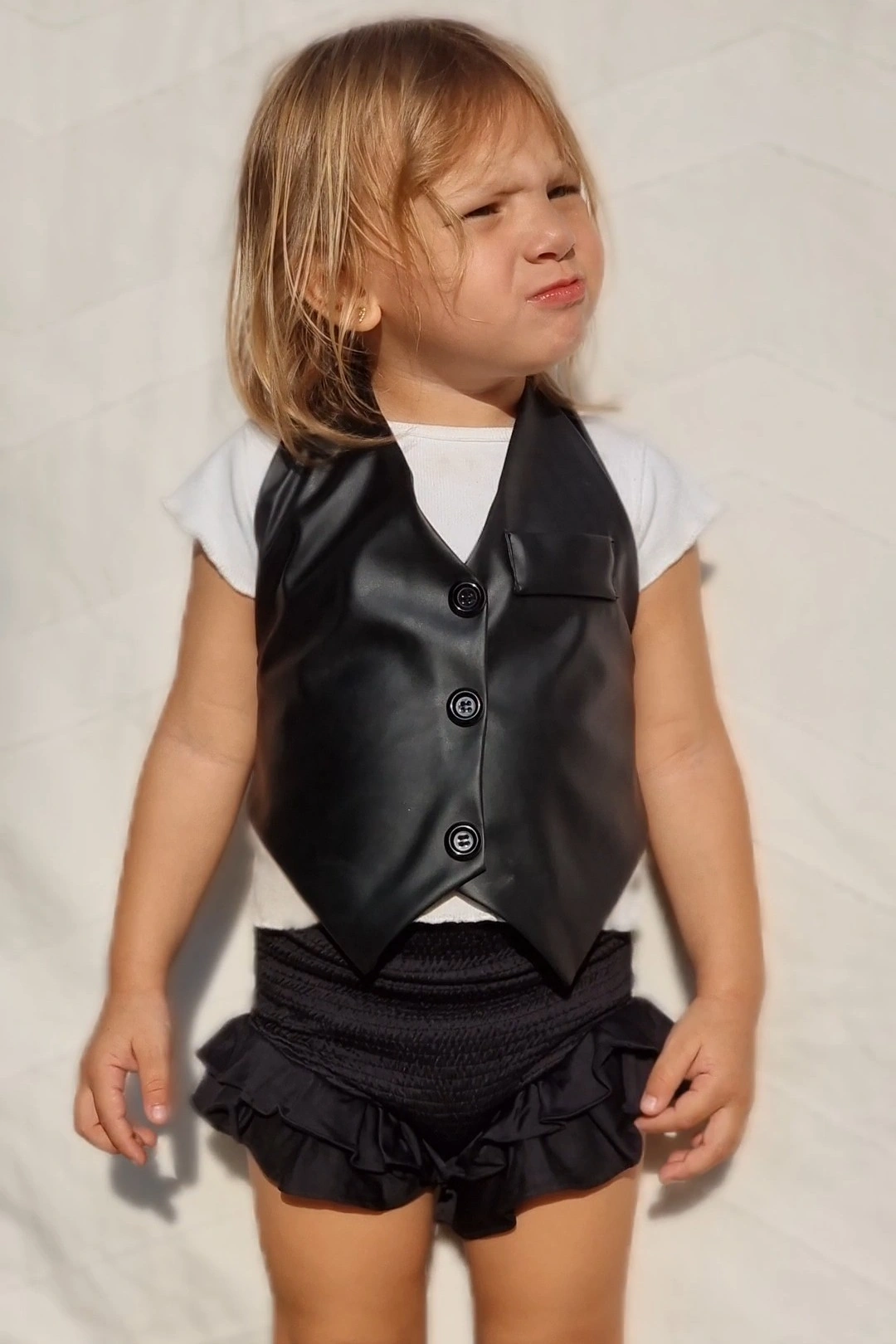 Toutie Vest – Leather