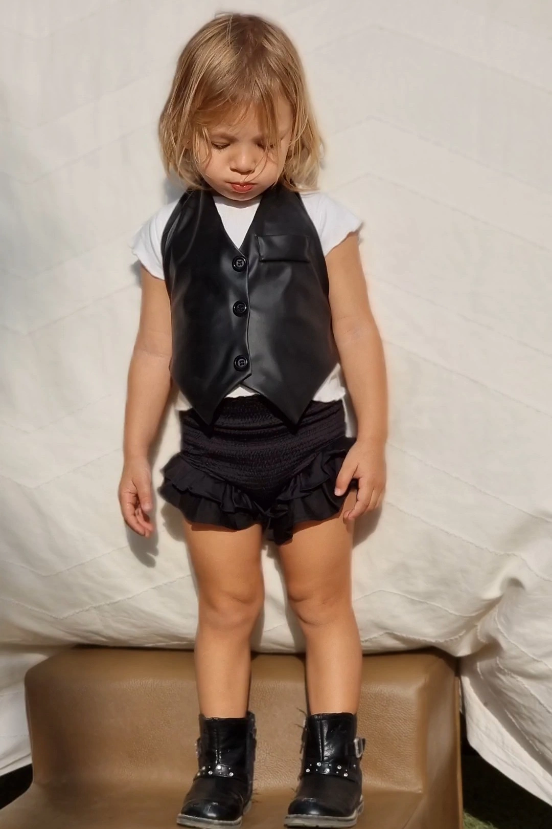 Toutie Vest – Leather