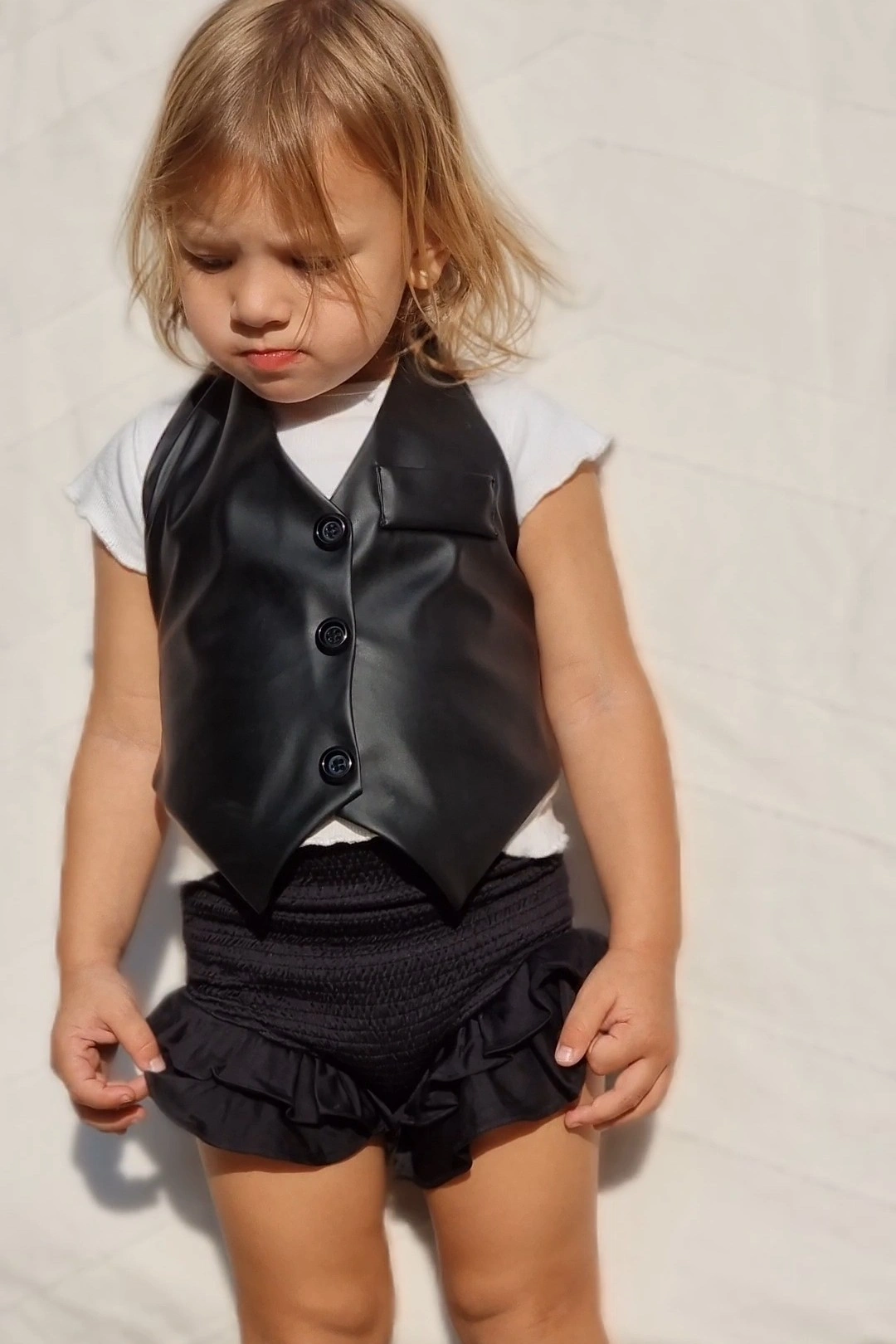 Toutie Vest – Leather