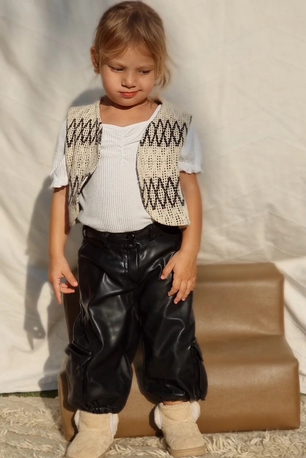 Nouni Double-Sided Vest – Diamonds