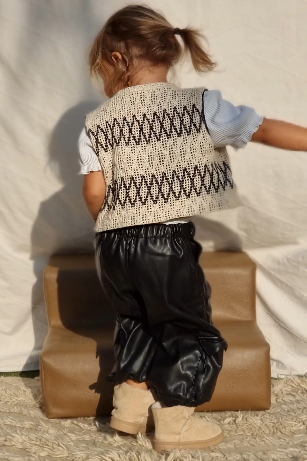 Nouni Double-Sided Vest – Diamonds