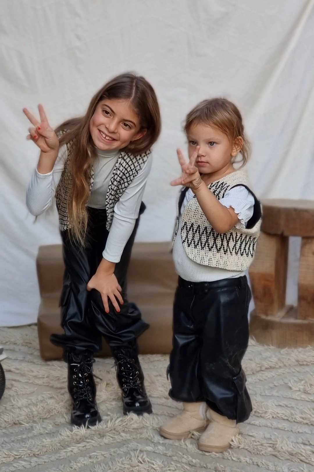 Nouni Double-Sided Vest – Diamonds