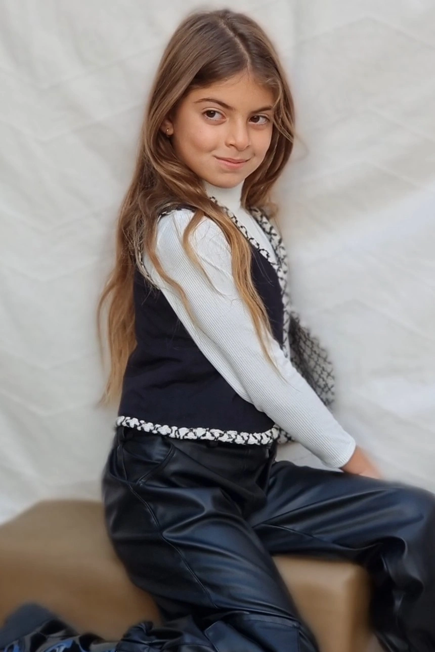 Nouni Double-Sided Vest – Squares