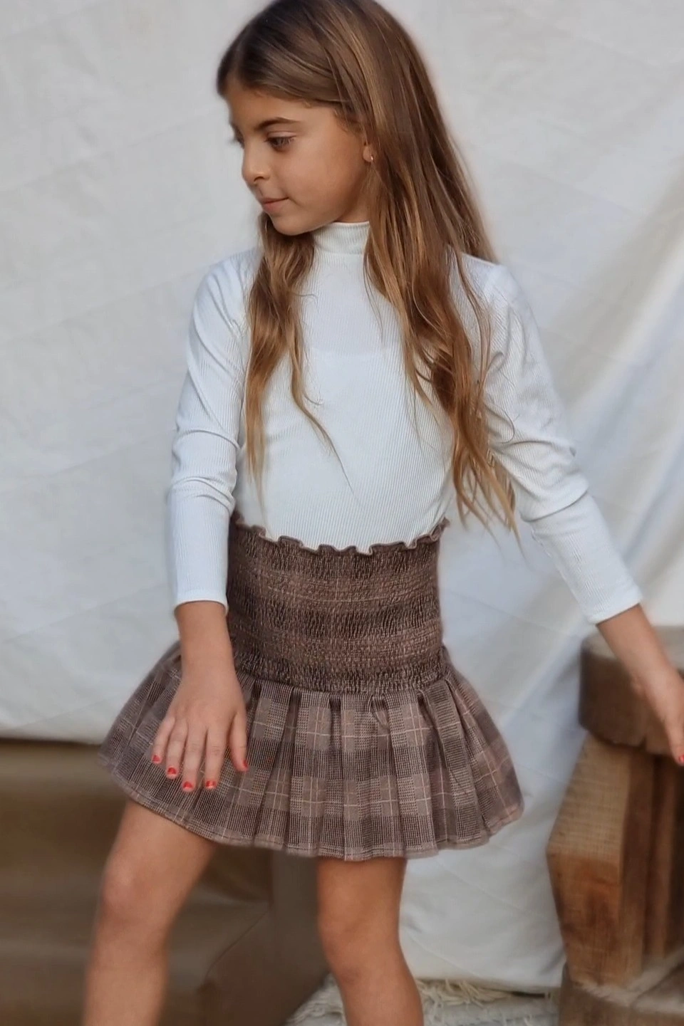 Gia Skirt – Plaid
