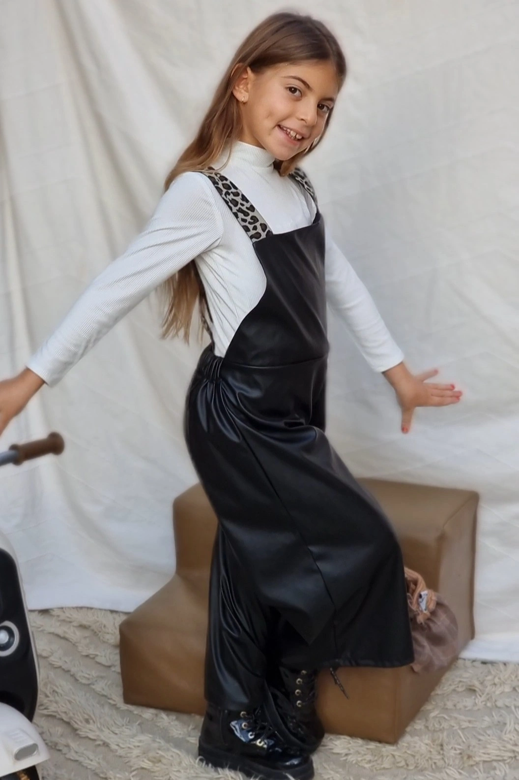 Tatti Leather Jumpsuit