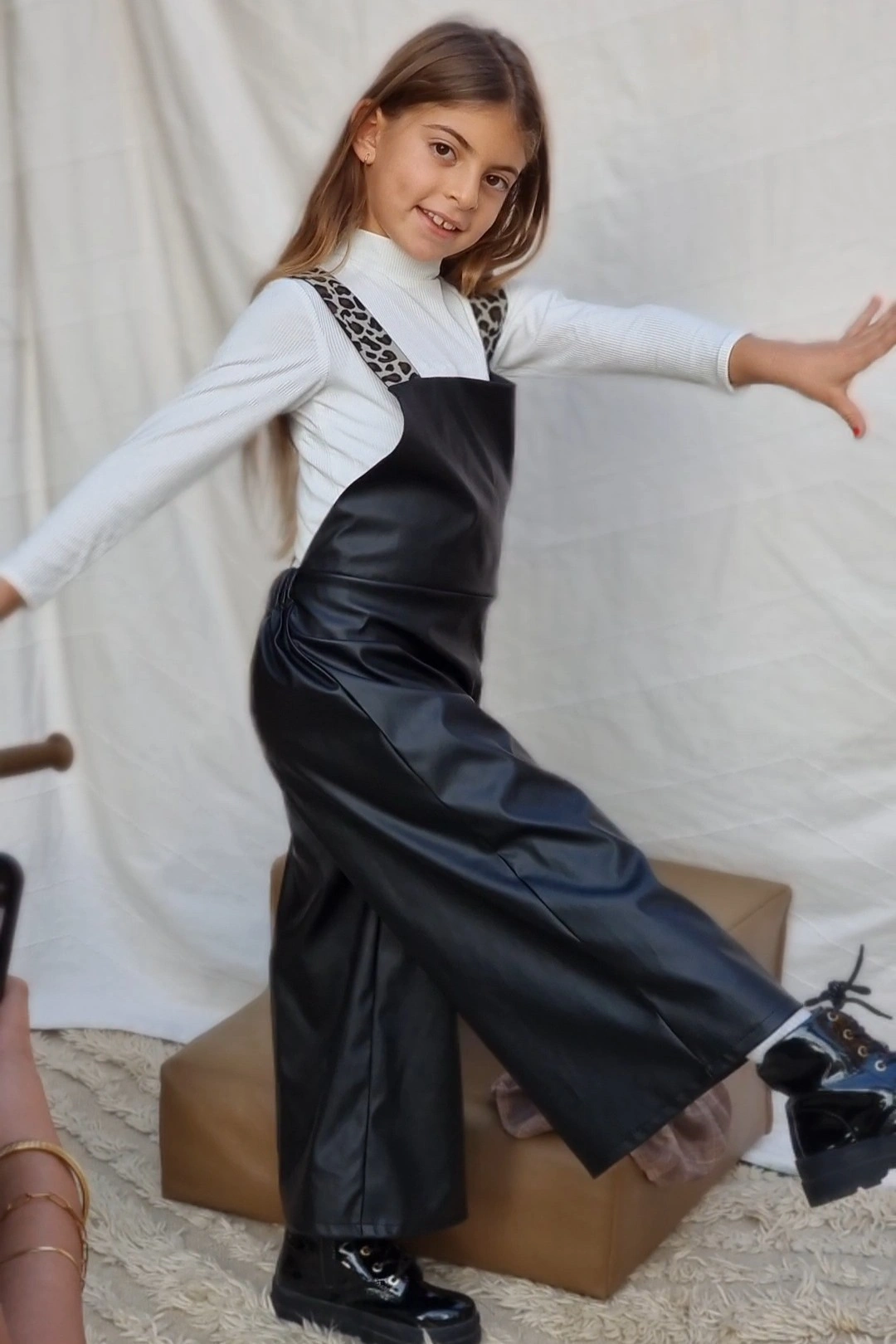 Tatti Leather Jumpsuit