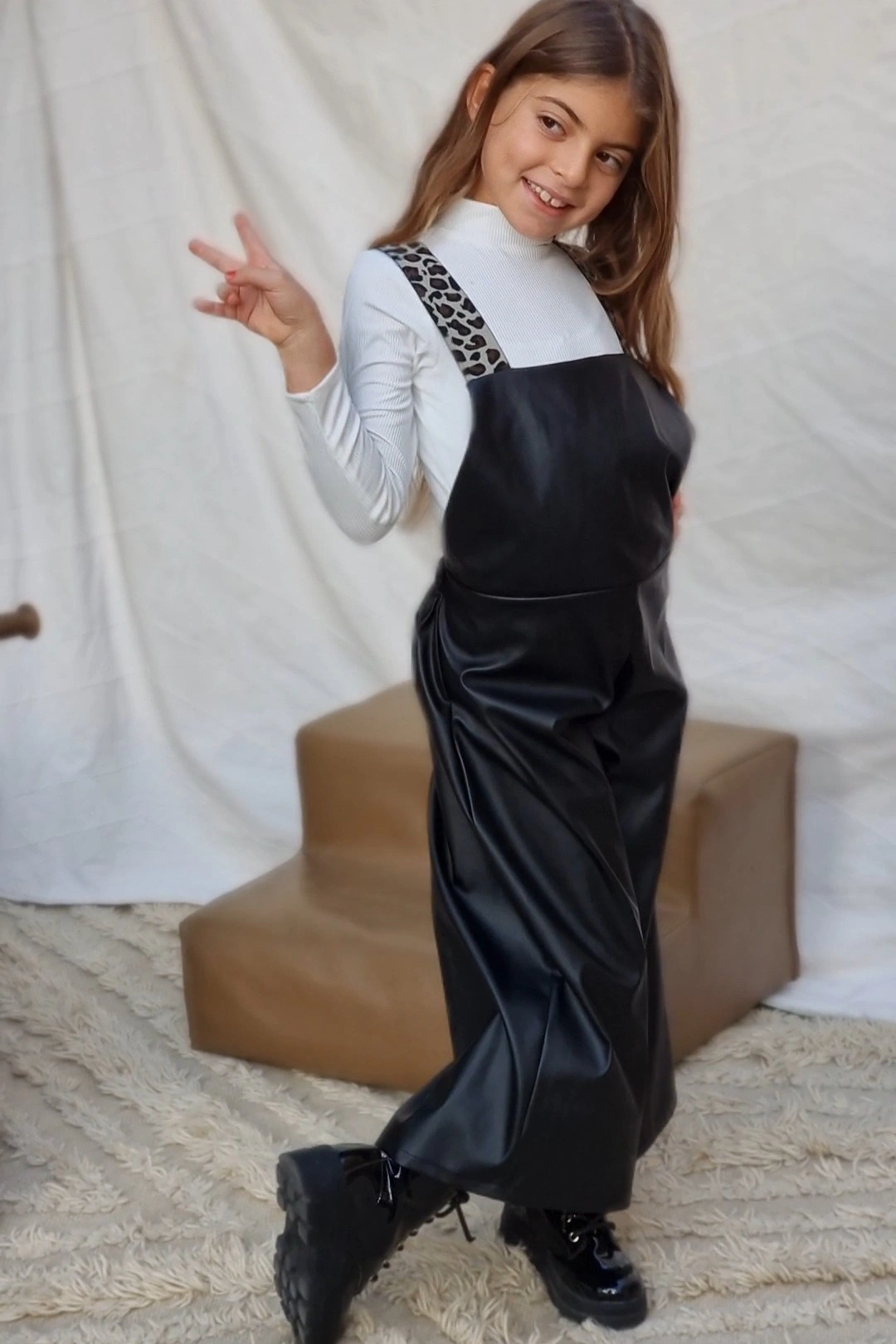 Tatti Leather Jumpsuit