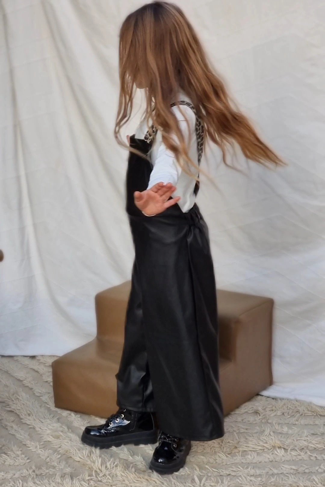 Tatti Leather Jumpsuit