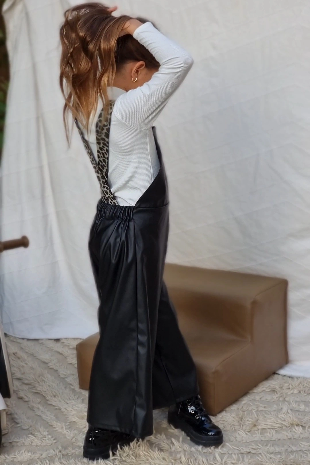 Tatti Leather Jumpsuit