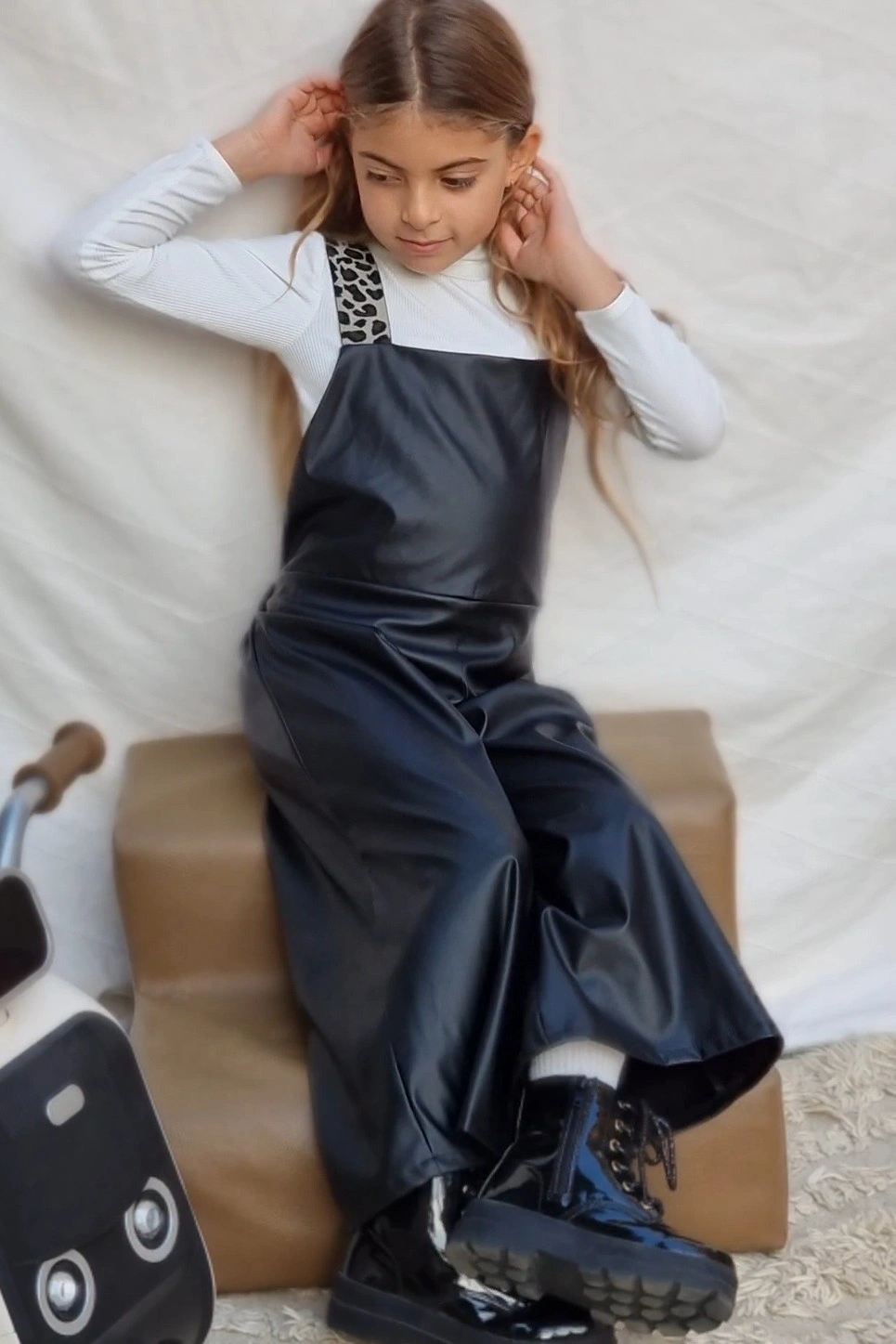 Tatti Leather Jumpsuit