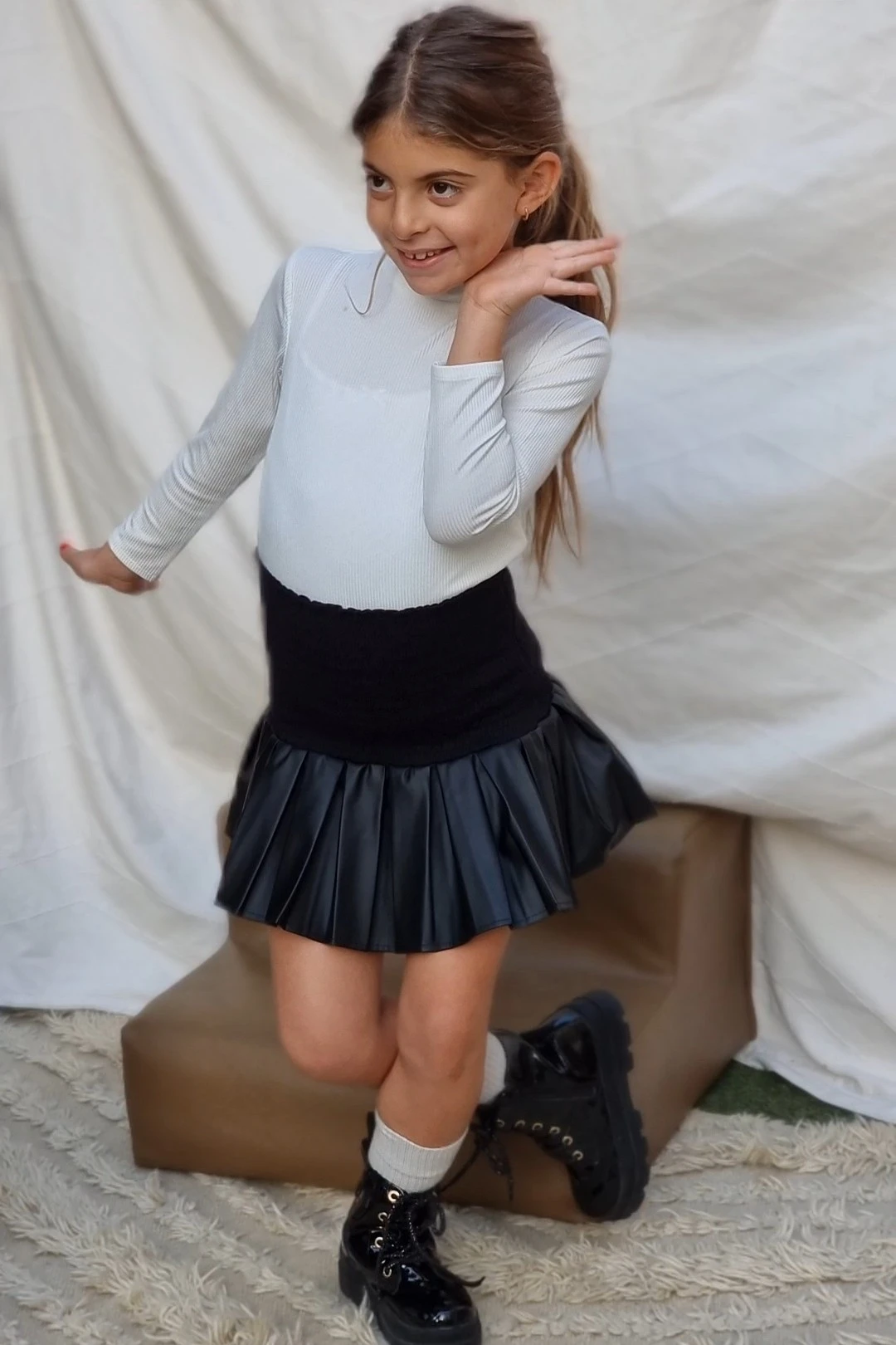 Gia Skirt – Leather