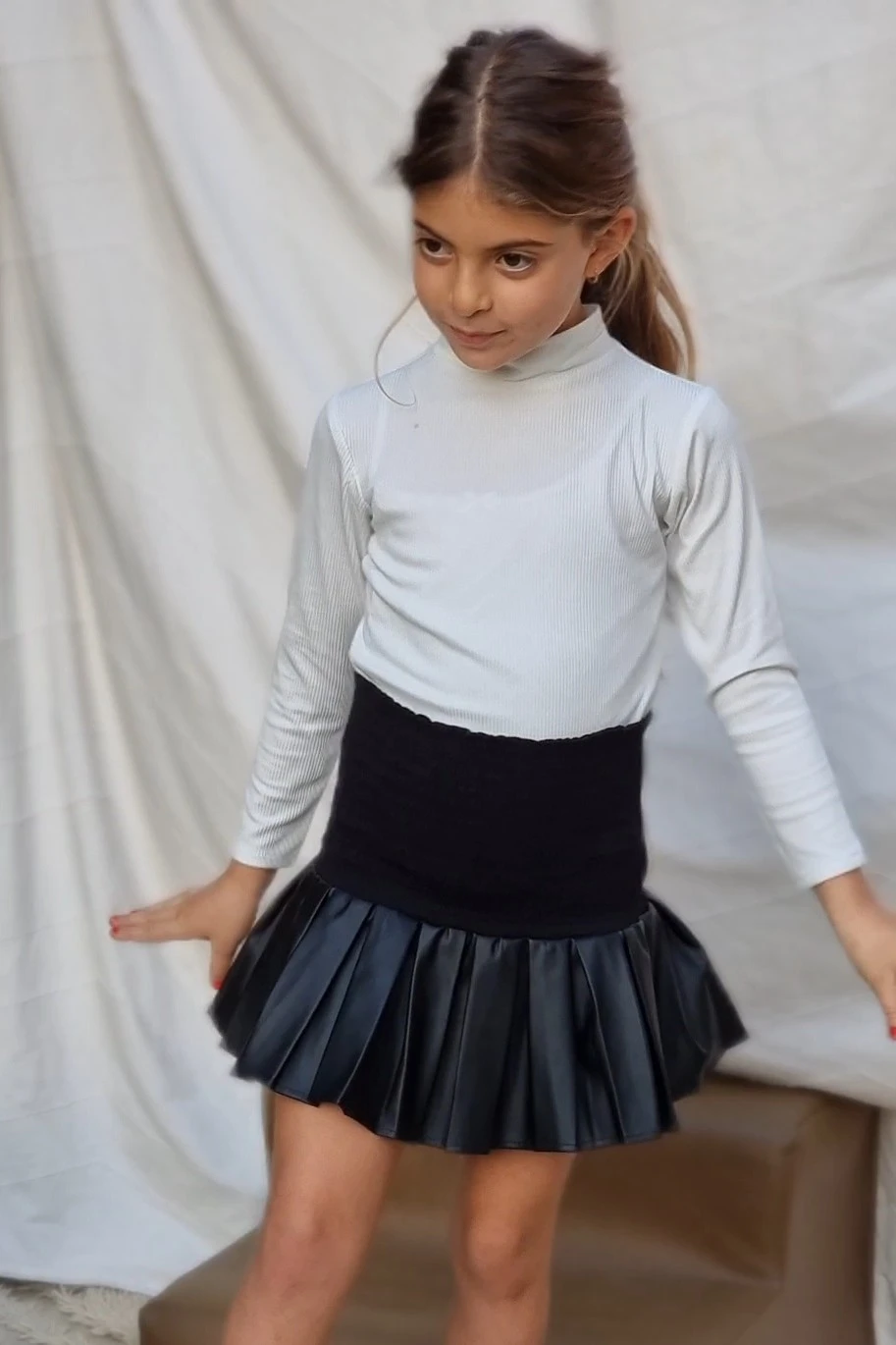 Gia Skirt – Leather