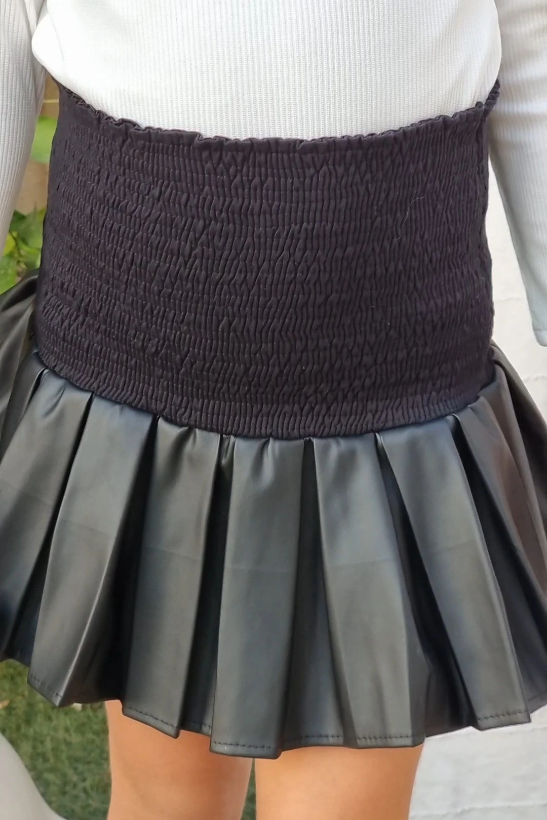 Gia Skirt – Leather