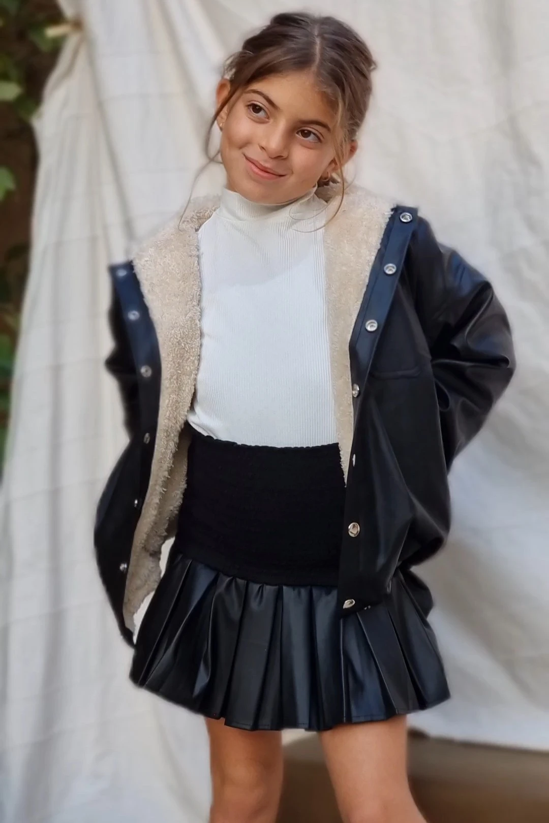 Gia Skirt – Leather