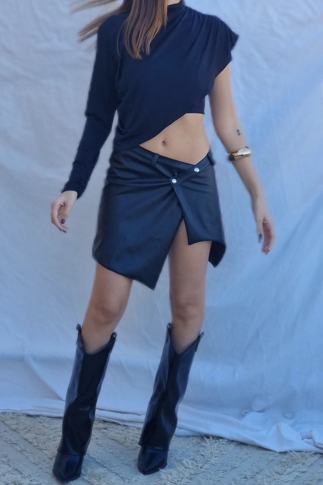 Krissy Leather Skirt