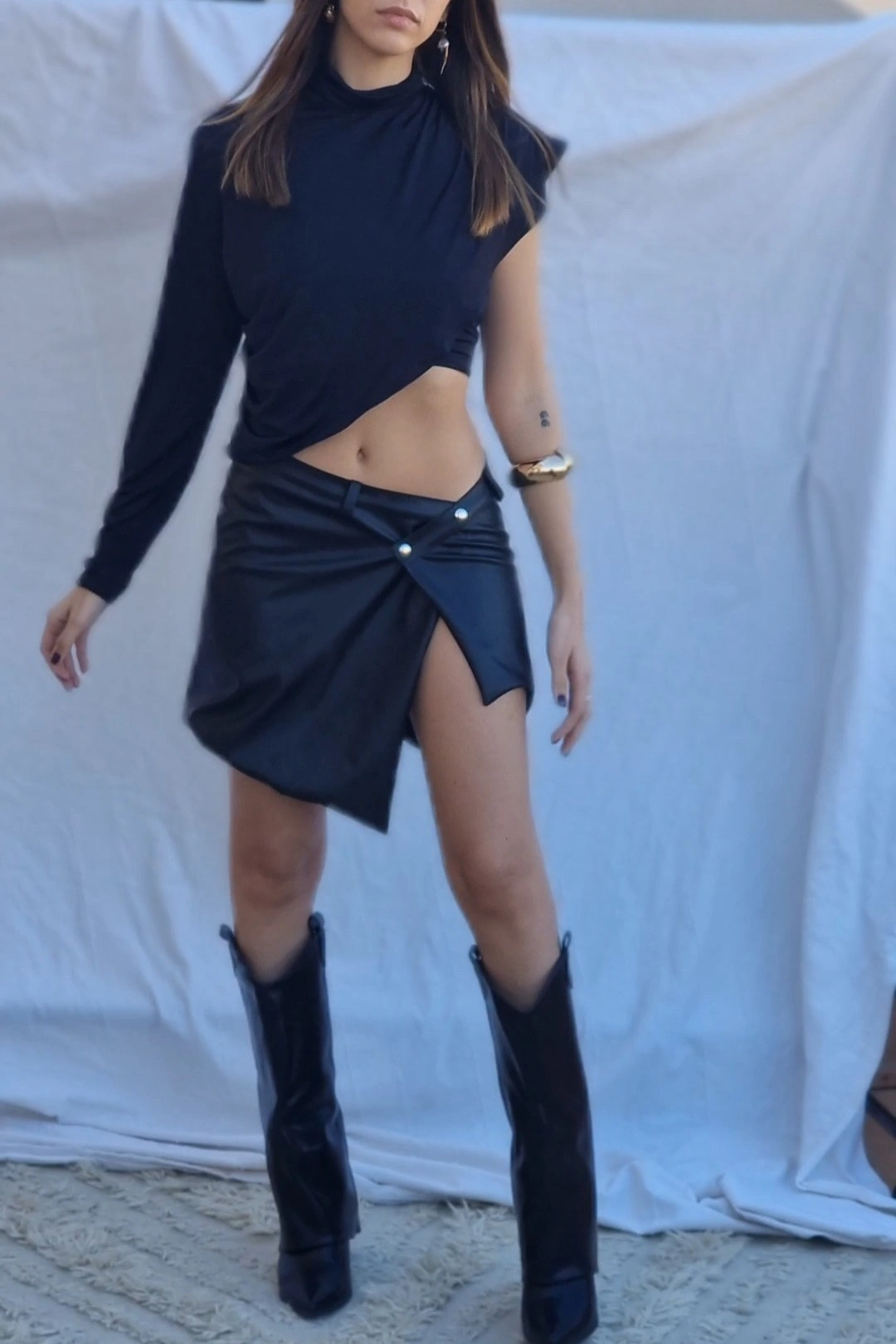 Krissy Leather Skirt