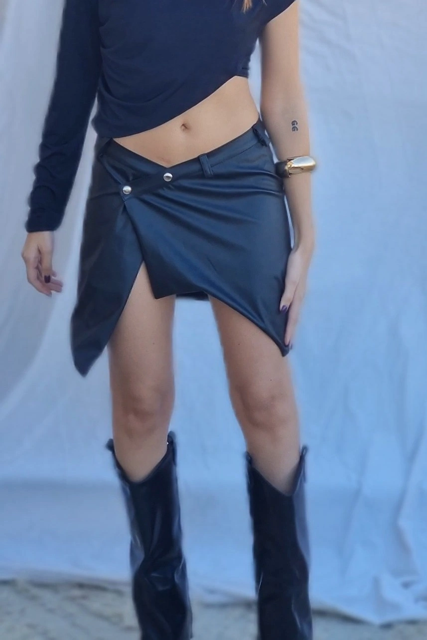 Krissy Leather Skirt