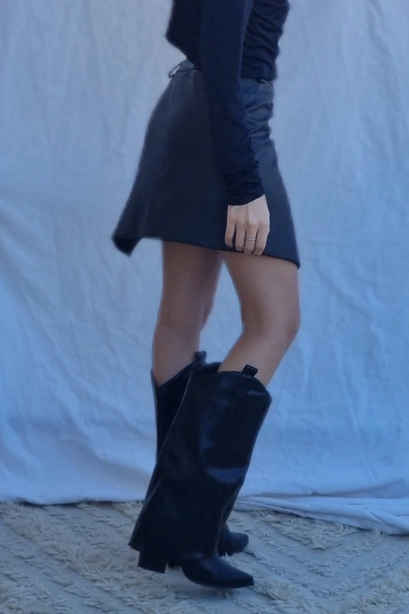 Krissy Leather Skirt