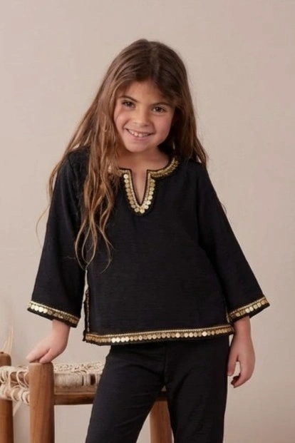 Hala Blouse – Black