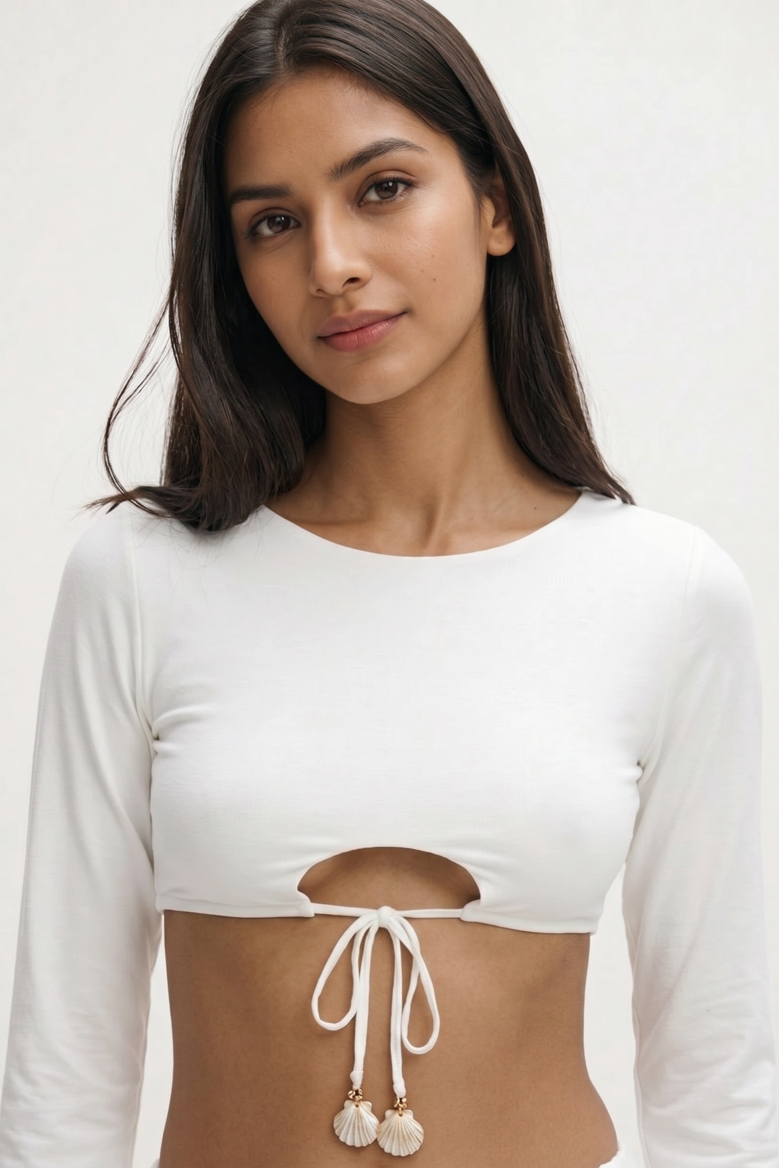 Shelly Top – White